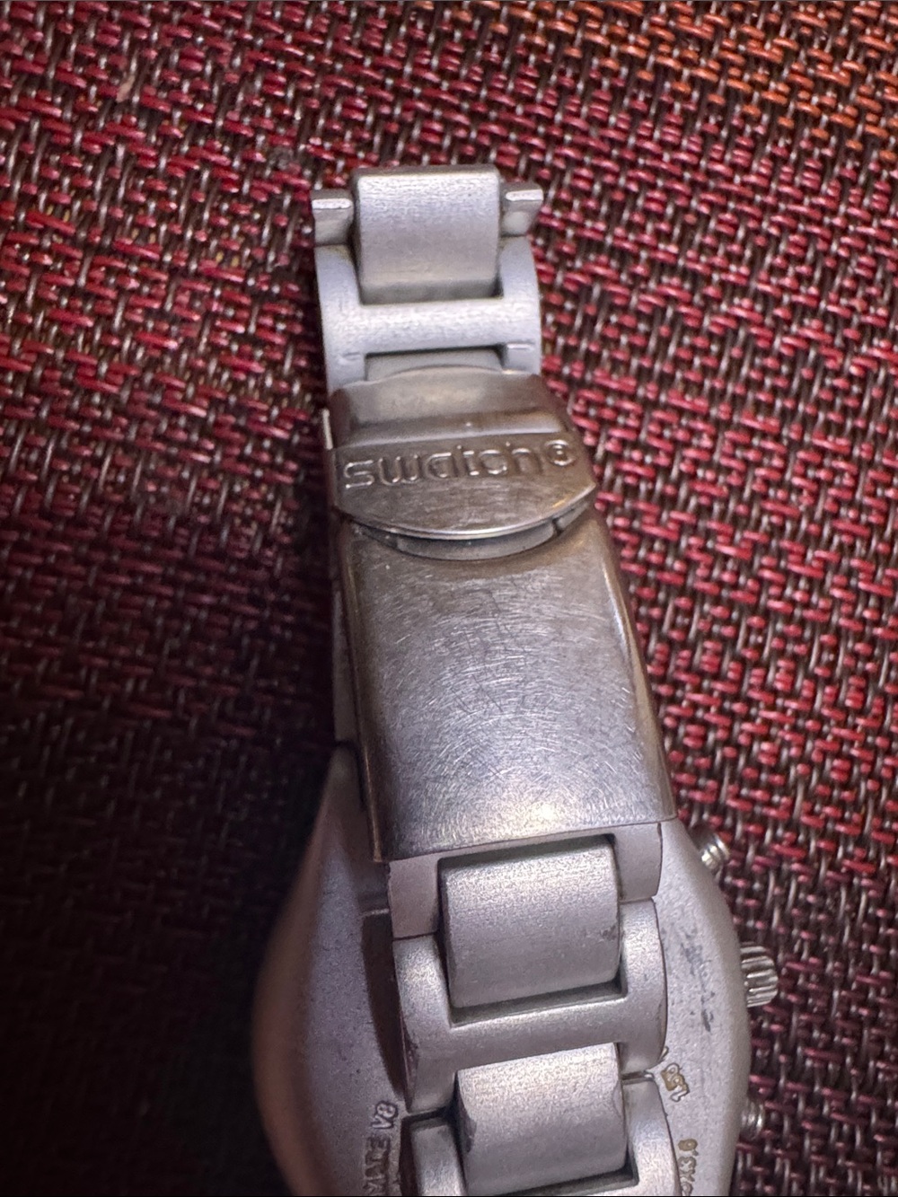 Vintage Swatch irony midi chrono “hypnotic “Silver Bracelet Watch - Picture 5 of 6